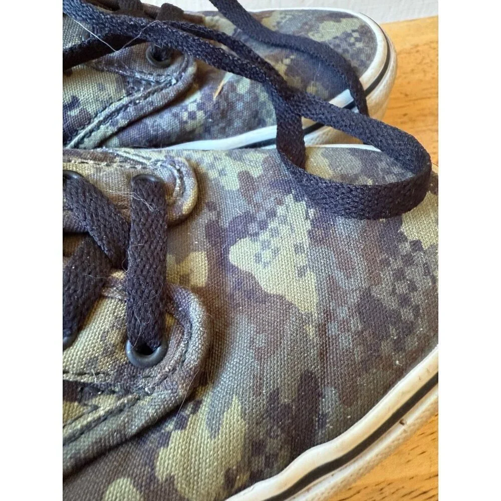 VANS youth size 4 camo sneakers
